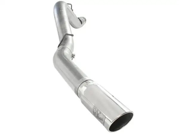 aFe Atlas Exhaust 5in DPF-Back Al Steel 11-13 GM Diesel Trucks V8-6.6L (td) LML (Pol Tip)
