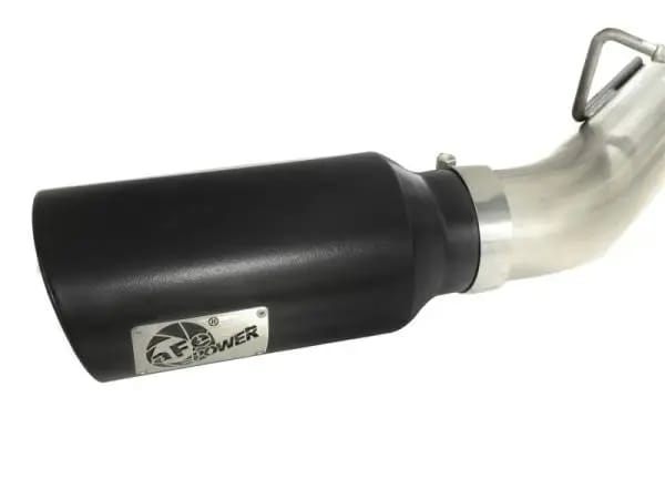 aFe MACHForce XP Exhaust Aluminized Dual Split DPF Back 11-15 GM Diesel Truck V8-6.6L (td) (BLK tip) thumbnail 5