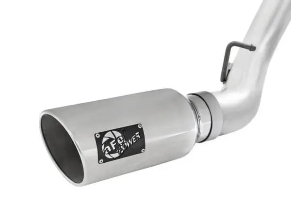 aFe Atlas Exhaust 4in Dual DPF-Back Al Steel w/ Pol Tips 16-17 GM Diesel Truck V8-6.6L (td) LML thumbnail 5