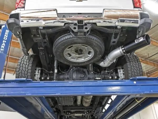aFe Atlas Exhaust 5in DPF-Back Aluminized Steel w/ Black Tips 16-17 GM Diesel Truck V8-6.6L (td) thumbnail 3