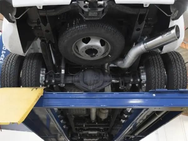 aFe ATLAS 5in DPF-Back Aluminized Steel Exhaust System w/Polished Tips 2017 GM Duramax 6.6L (td) L5P thumbnail 2