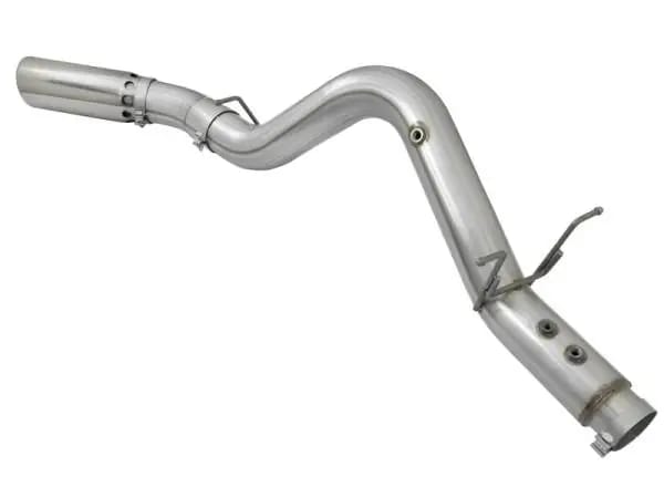 aFe ATLAS 5in DPF-Back Aluminized Steel Exhaust System w/Polished Tips 2017 GM Duramax 6.6L (td) L5P thumbnail 4