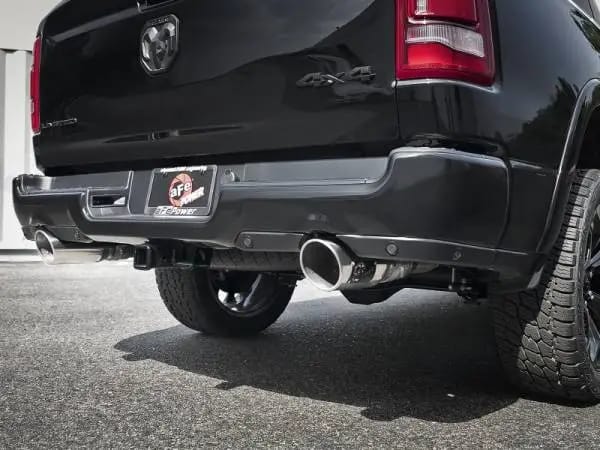 aFe Gemini XV 3in 304 SS Cat-Back Exhaust 19-21 Ram 1500 V8 5.7L Hemi w/ Polish Tips thumbnail 6