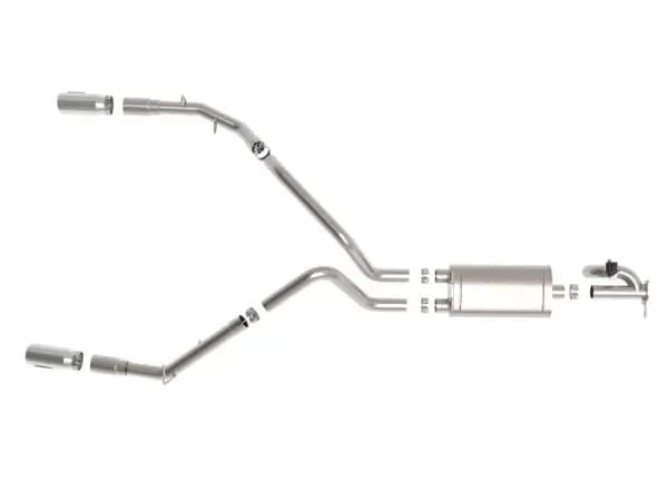 aFe Gemini XV 3in 304 SS Cat-Back Exhaust 19-21 Ram 1500 V8 5.7L Hemi w/ Polish Tips thumbnail 8