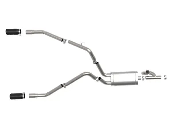 aFe 09-18 Ram 1500 V8 5.7L Hemi Gemini XV 3in 304 SS Cat-Back Exhaust w/ Black Tips thumbnail 9