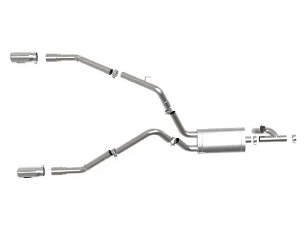 aFe 09-18 Ram 1500 V8 5.7L Hemi Gemini XV 3in 304 SS Cat-Back Exhaust w/ Polished Tips thumbnail 9