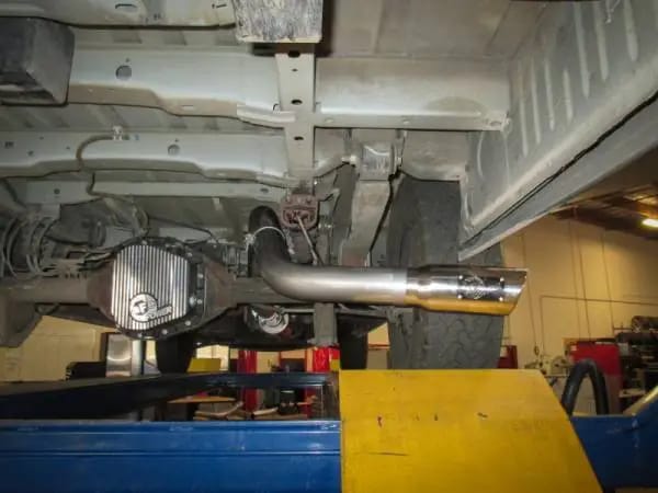 aFe Vulcan Series 3 1/2in 304 SS Cat-Back 13-19 Ford Transit V6 3.5 Twin Turbo w/ Polished Tip thumbnail 4