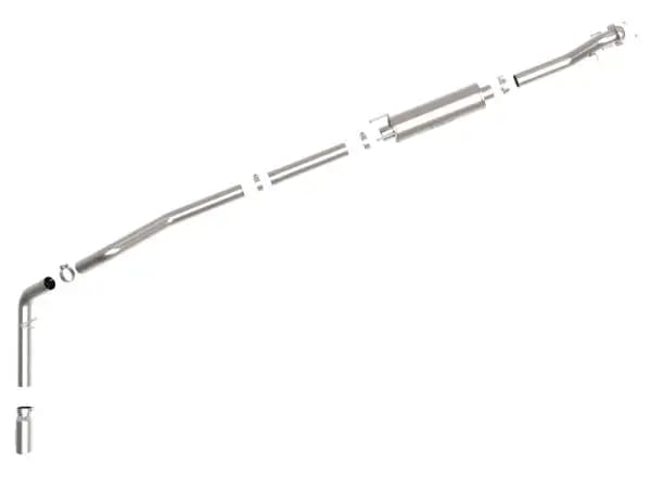 aFe Vulcan Series 3 1/2in 304 SS Cat-Back 13-19 Ford Transit V6 3.5 Twin Turbo w/ Polished Tip thumbnail 5