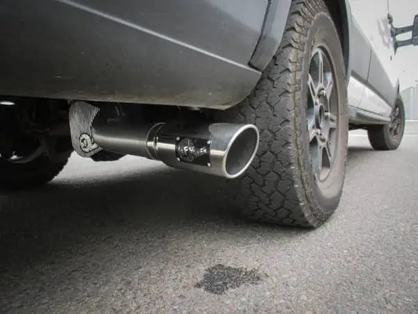 aFe Vulcan Series 3 1/2in 304 SS Cat-Back 13-19 Ford Transit V6 3.5 Twin Turbo w/ Polished Tip thumbnail 3
