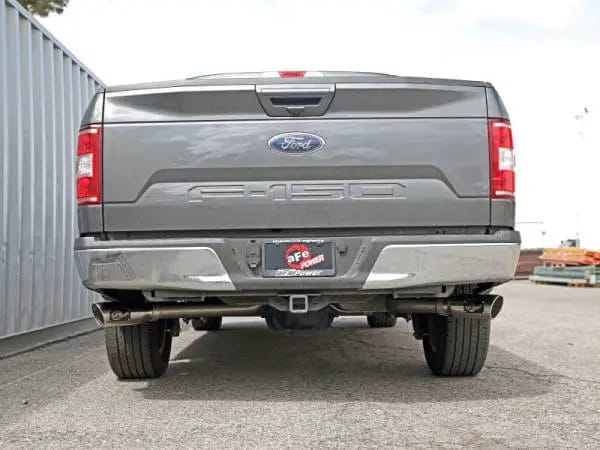 aFe Gemini XV 3in 304 SS Cat-Back Exhaust 15-20 Ford F-150 V6 2.7L/3.5 w/ Polished Tips thumbnail 7