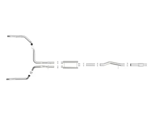 aFe Vulcan Series 4in-3in 304-SS Exhaust Cat-Back 2019 GM Silverado / Sierra 1500 V8-5.3L w/ OE Tips thumbnail 5