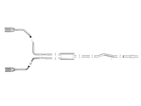 aFe Vulcan Series 4-3in 304SS Exhaust Cat-Back w/ Pol Tips 2019 GM Silverado/Sierra 1500 V8-6.2L thumbnail 6