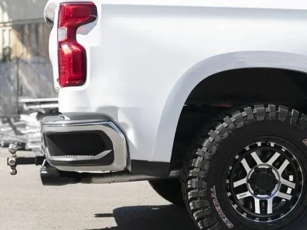 aFe Vulcan Series 3in-2-1/2in 304 SS Cat-Back 2019 GM Silverado / Sierra 1500 V8-5.3L w/ Black Tips thumbnail 3