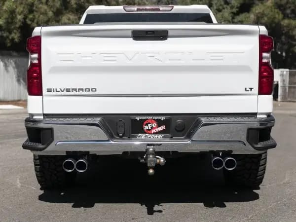 aFe Vulcan Series 3in-2-1/2in 304 SS Cat-Back 2019 GM Silverado / Sierra 1500 V8-5.3L w/ Black Tips thumbnail 4