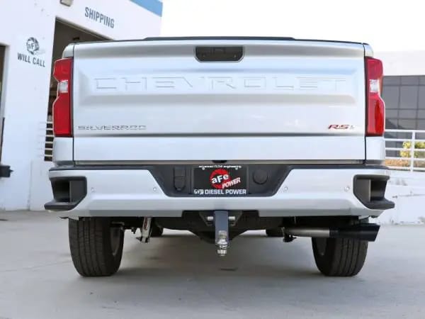 aFe Rebel XD Series 3in 304SS DPF-Back 20-21 GM Trucks L6-3.0L (td) LM2 - Dual Black Tip thumbnail 3