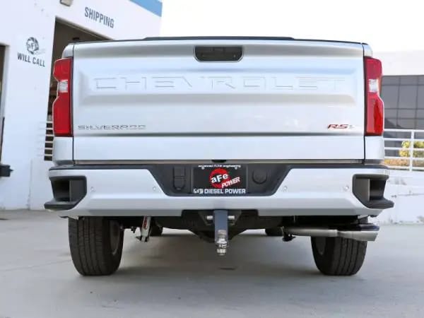 aFe Rebel XD Series 3in 304SS DPF-Back 20-21 GM Trucks L6-3.0L (td) LM2 - Dual Polished Tip thumbnail 3
