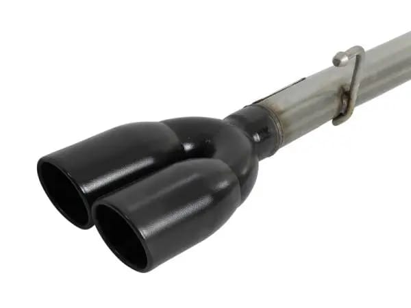 aFe Gemini XV 3in 304 SS Cat-Back Exhaust w/ Cutout 19-21 GM Silverado/Sierra 1500 V8- w/ Black Tips thumbnail 3
