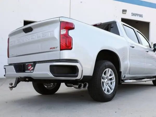 aFe Rebel XD Series 3 IN 304 Stainless Steel DPF-Back Exhaust w/Dual Polished Tips thumbnail 2