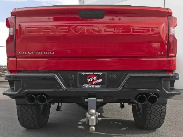 aFe 23-24 GM Trucks L6-3.0L (td) LZ0 Vulcan Series 3in 304 SS DPF-Back Exhaust System w/ Black Tip thumbnail 4