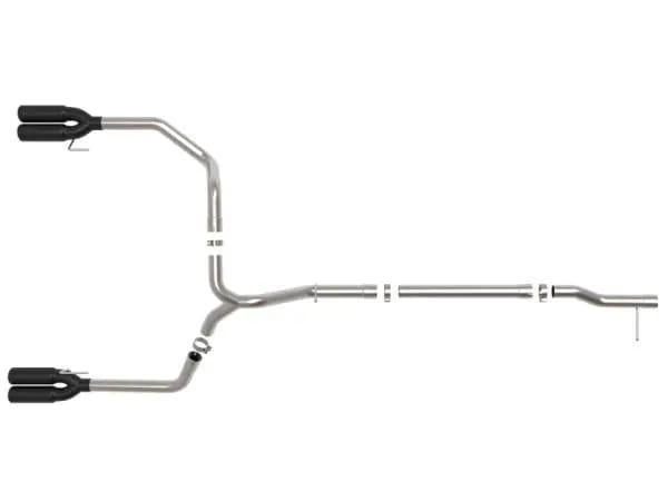 aFe 23-24 GM Trucks L6-3.0L (td) LZ0 Vulcan Series 3in 304 SS DPF-Back Exhaust System w/ Black Tip thumbnail 5