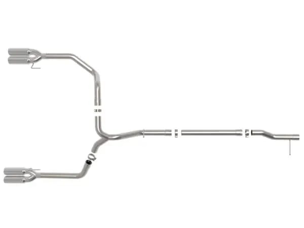 aFe GM Trucks 23-24 L6-3.0L (td) LZ0 Vulcan Series 3in 304 SS DPF-Back Exhaust System w/Polished Tip thumbnail 5