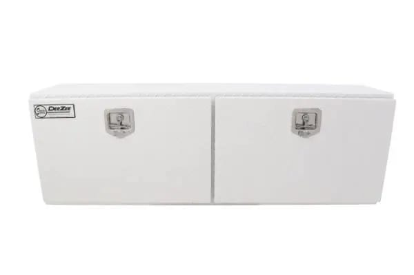 Deezee Universal Tool Box - Specialty 60In Topsider White BT Alum