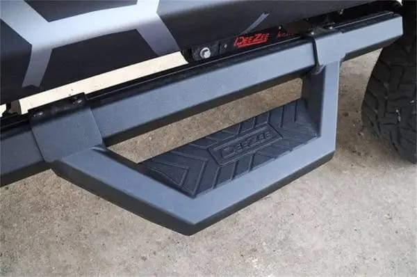 Deezee 99-23 Chevrolet/GMC/Dodge/Ford Full Size Truck Hex Cast -Super Cab Side Steps (Txt Blk) thumbnail 3