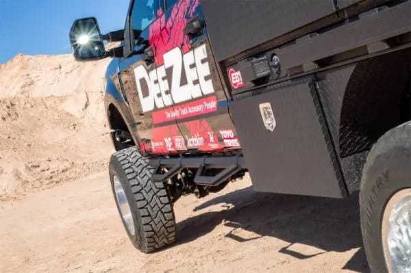 Deezee 99-23 Chevrolet/GMC/Dodge/Ford Full Size Truck Hex Series -Super Cab Side Steps (Txt Blk) thumbnail 3