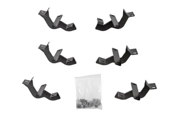 Deezee 15-23 Ford F-150/Super Duty Running Board Hex Side Step Bracket Kit thumbnail 2