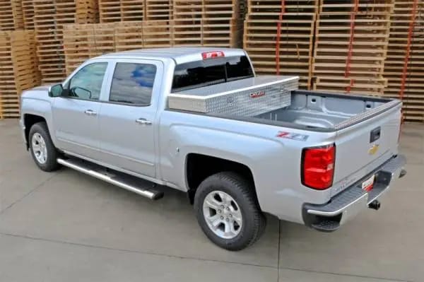 Deezee Universal Tool Box - Red Crossover - Single Lid BT Alum Full Size thumbnail 2