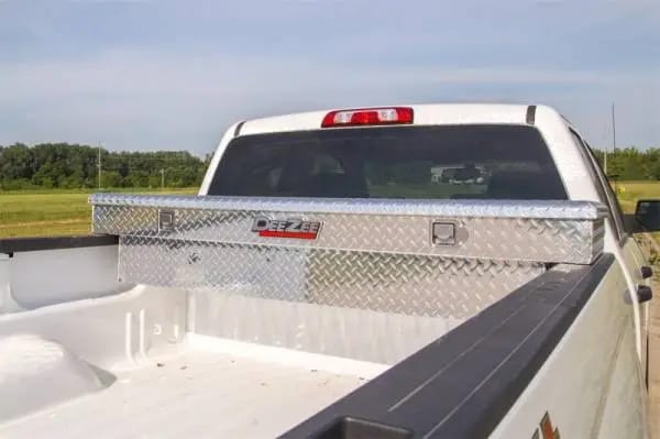 Deezee Universal Tool Box - Red Crossover - Single Lid BT Alum Full Size thumbnail 4