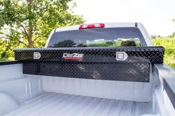 Deezee Universal Tool Box - Red Crossover - Single Lid Black BT Full Size thumbnail 2