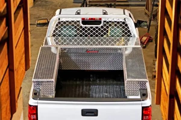 Deezee Universal Tool Box - Red Crossover - Single Lid BT Alum Full Size (Deep) thumbnail 3