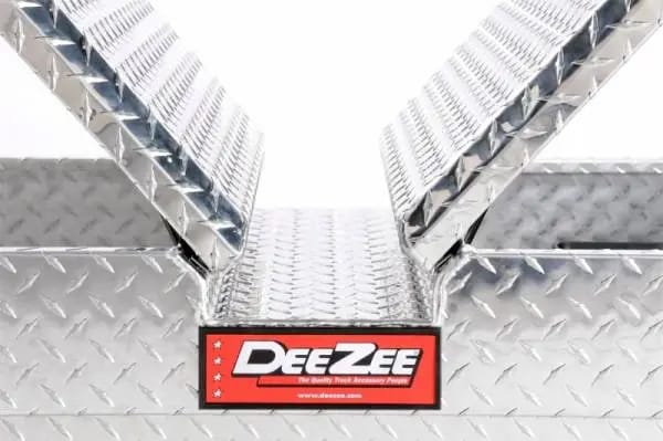 Deezee Universal Tool Box - Red Crossover - Double BT Alum Mid Size thumbnail 2
