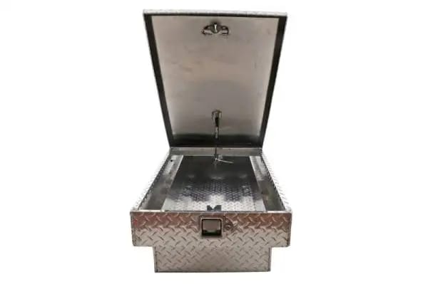 Deezee Universal Tool Box - Red Crossover - Double BT Alum Full Size thumbnail 8