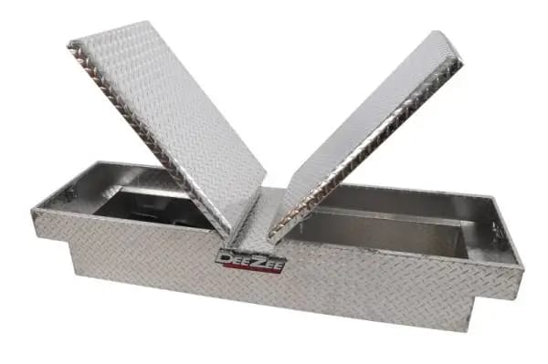 Deezee Universal Tool Box - Red Crossover - Double BT Alum Full Size thumbnail 3