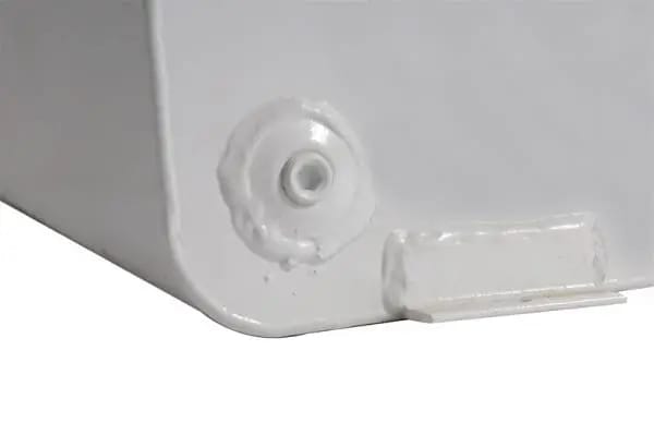 Deezee Universal Tanks - Short Rectangle White Steel thumbnail 4