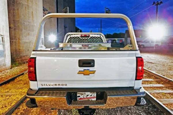 Deezee Universal Chevrolet Silverado Cargo Management Rear Rack - Standard Silver thumbnail 2