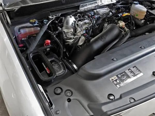 aFe Momentum HD Pro DRY S 2017 GM Diesel Trucks V8-6.6L Cold Air Intake System thumbnail 2