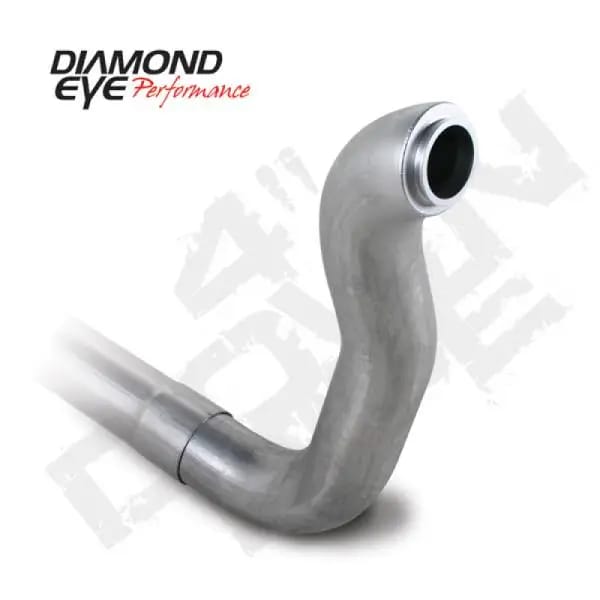 Diamond Eye Downpipe 4in TB Single AL DODGE 5.9L 2500/3500 89-93 4X4 ONLY thumbnail 2
