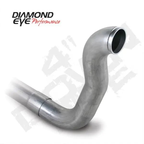 Diamond Eye Downpipe 4in TB Single W/ HX40 FLANGE AL DODGE 5.9L 2500/3500 89-93 4X4 ONLY thumbnail 2