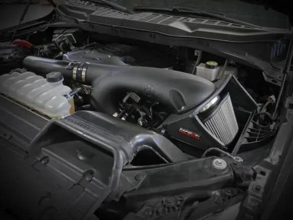 aFe Rapid Induction Cold Air Intake System w/Pro DRY S Filter 2021+ Ford F-150 V6-3.5L (tt) thumbnail 2
