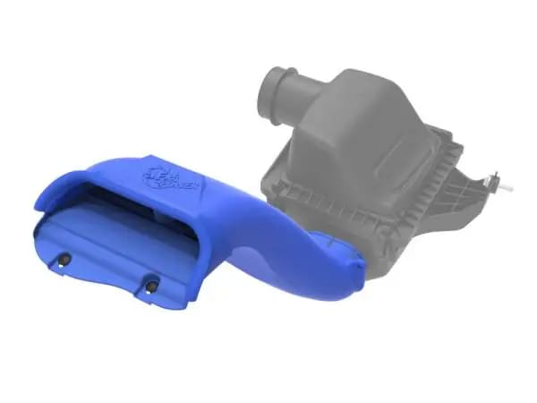 aFe Rapid Induction Dynamic Air Scoop 2021+ Ford F-150V6/V8 - Blue thumbnail 2