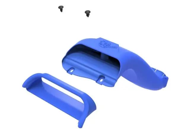 aFe Rapid Induction Dynamic Air Scoop 2021+ Ford F-150V6/V8 - Blue thumbnail 4