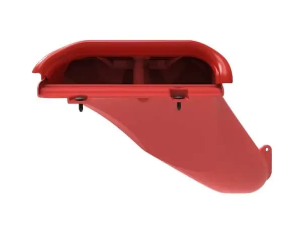 aFe Rapid Induction Dynamic Air Scoop 2021+ Ford F-150V6/V8 - Red thumbnail 5