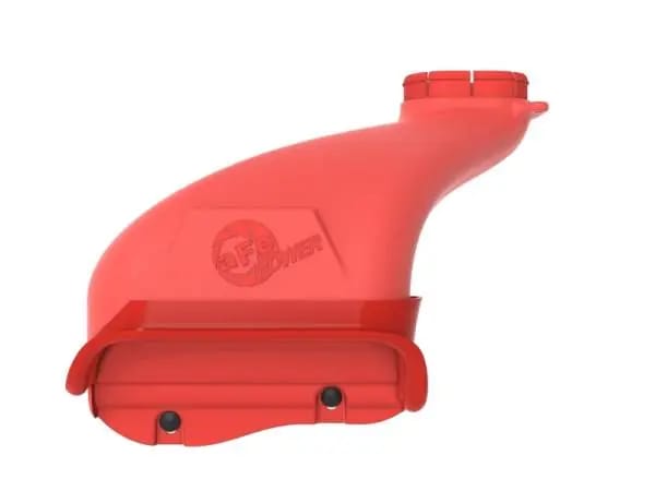 aFe Rapid Induction Dynamic Air Scoop 2021+ Ford F-150V6/V8 - Red thumbnail 6
