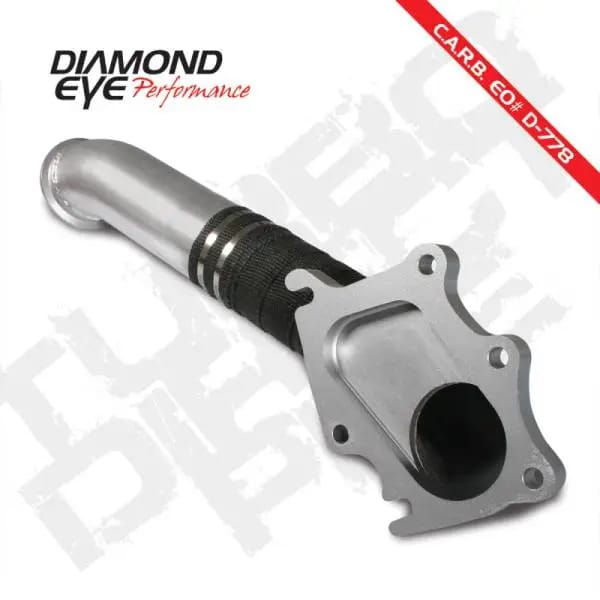 Diamond Eye TURBO-DIRECT 3in AL CHEVY LB7 DURAMAX 01-04 5 BTWN TURBO & F PIPE TRANS DIPSTICK MOD REQ thumbnail 2