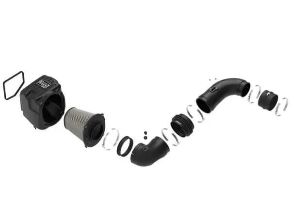 aFe Quantum Pro DRY S Cold Air Intake System 08-10 GM/Chevy Duramax V8-6.6L LMM - Dry thumbnail 5