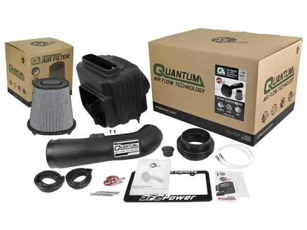 aFe Quantum Pro DRY S Cold Air Intake System 17-18 GM/Chevy Duramax V8-6.6L L5P - Dry thumbnail 7
