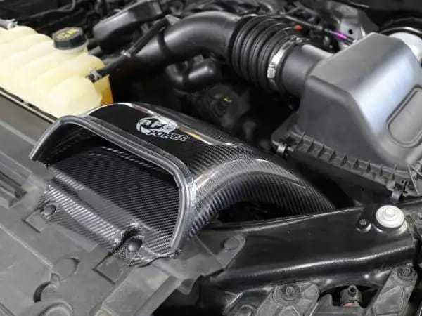aFe Quantum Cold Air Intake System Scoop 18-20 Ford F150 EcoBoost V6-3.5L/2.7L - Carbon Fiber thumbnail 2